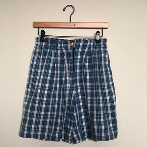 Vintage Plaid Shorts